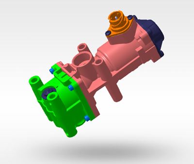 Proportional valve assembly for hydraulic retarder